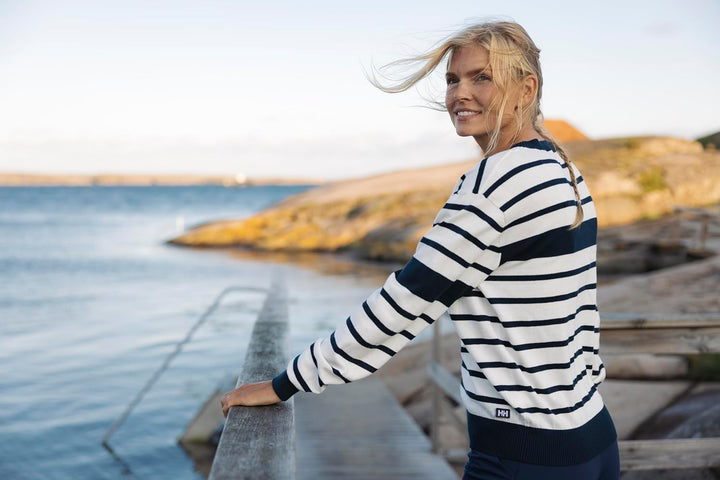Helly Hansen Damen W Skagen Sweater 2.0 Pullover XS Marineblau Gestreift, XS Marineblau Gestreift
