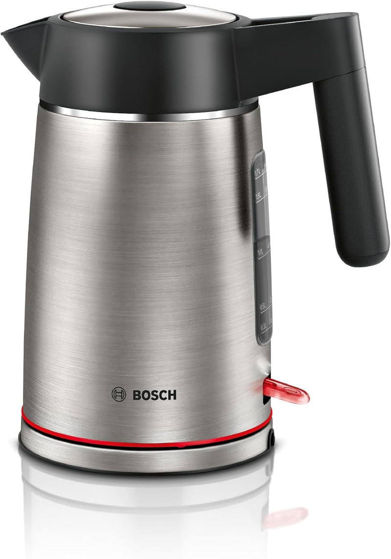 Bosch kabelloser Wasserkocher MyMoment TWK6M480, Abschaltautomatik, Überhitzungsschutz, Tassenanzeig