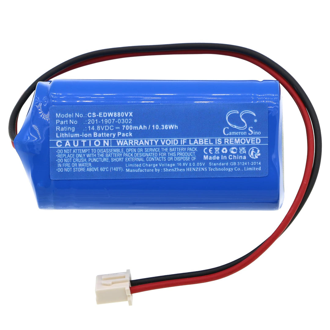 Akku 700mAh Kompatibel mit [Ecovacs] W1 Pro, W880, W980, Winbot 880, Winbot W1, W2, W920 Ersetzt 201