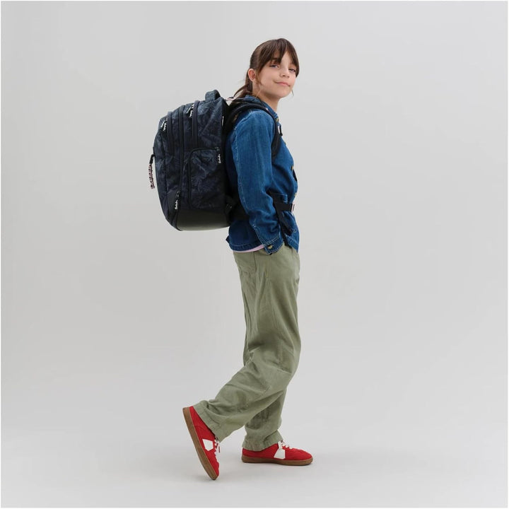 Satch Schulrucksack Match Midnight Jungle - Blau Einheitsgrösse Midnight Jungle - Blau, Einheitsgrös