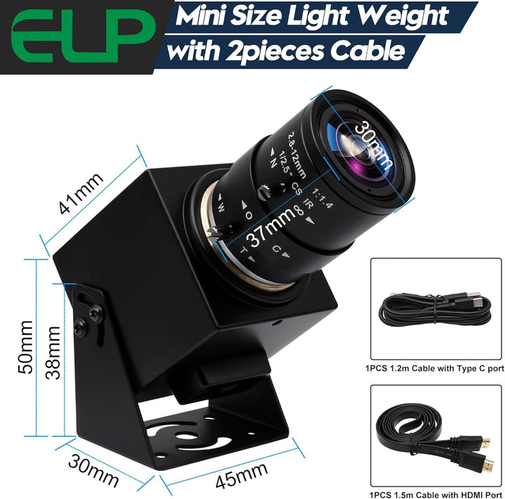 G 4K HDMI USB-Kamera Mit Manuellem Zoom Und Variablem Fokus - PC-Webcam, Mini Lightburn-Kamera für C