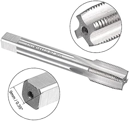 TOP-VIGOR M14 x 1 mm metrisches Gewindeschneider-Set, Maschinengewindebohrer mit rundem Gewindeschne