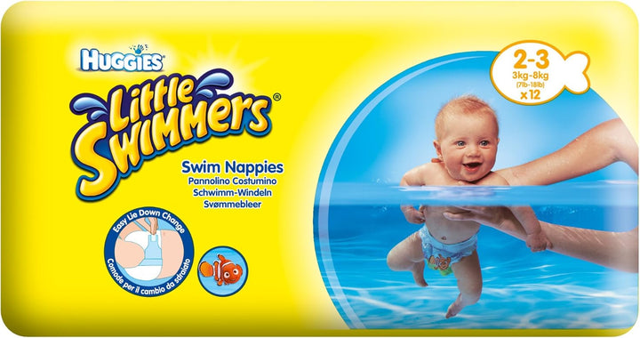 Huggies Little Swimmers Windeln, Grösse 2-3 (3-8 kg), 96 Windeln