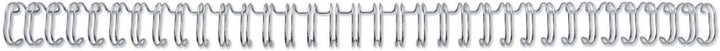 WireBind Drahtbinderücken, 100 Stück, 11mm, silber silber 11mm, silber 11mm