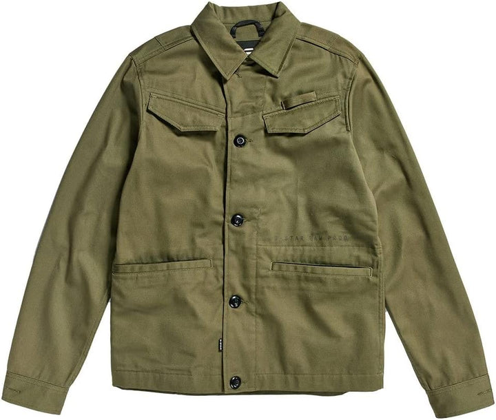 G-STAR RAW Herren Worker Overshirts XL Grün (Shadow Olive D21445-c900-b230), XL Grün (Shadow Olive D