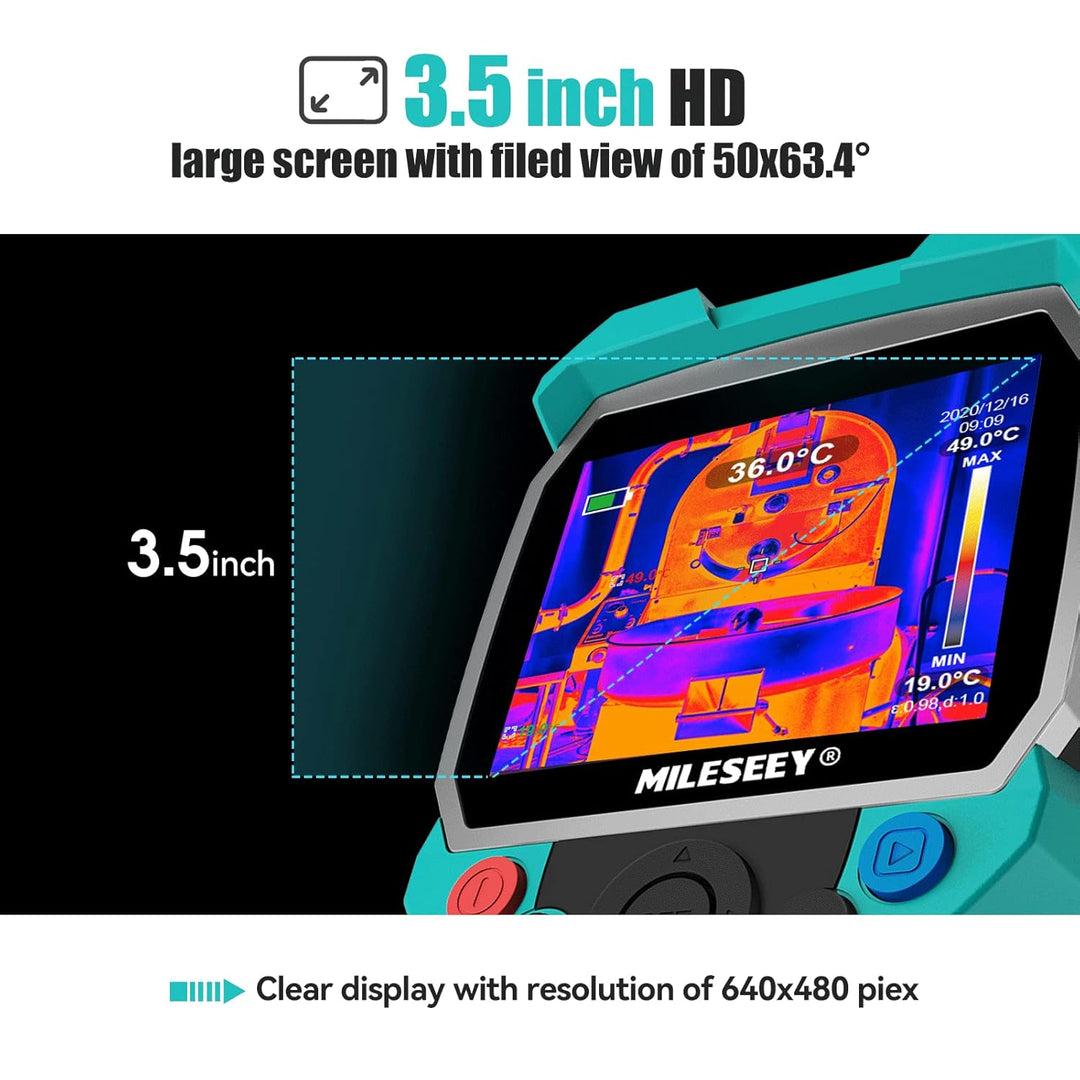 Infrarot Wärmebildkamera TR256A,MiLESEEY Handheld Thermokamera mit 256 * 192 Pixel IR-Auflösung 3,5