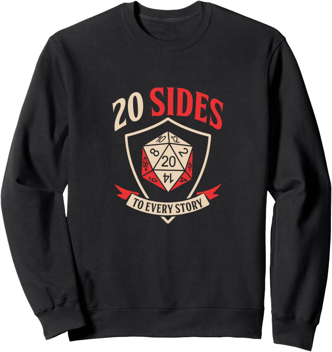 Tabletop RPG Vintage Boardgame Game 20 sides shirt Sweatshirt