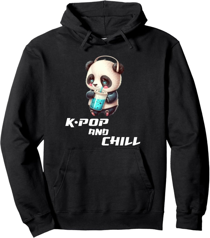 K-Pop und Chill für einen K-Pop und Anime Fan Kawaii Pullover Hoodie
