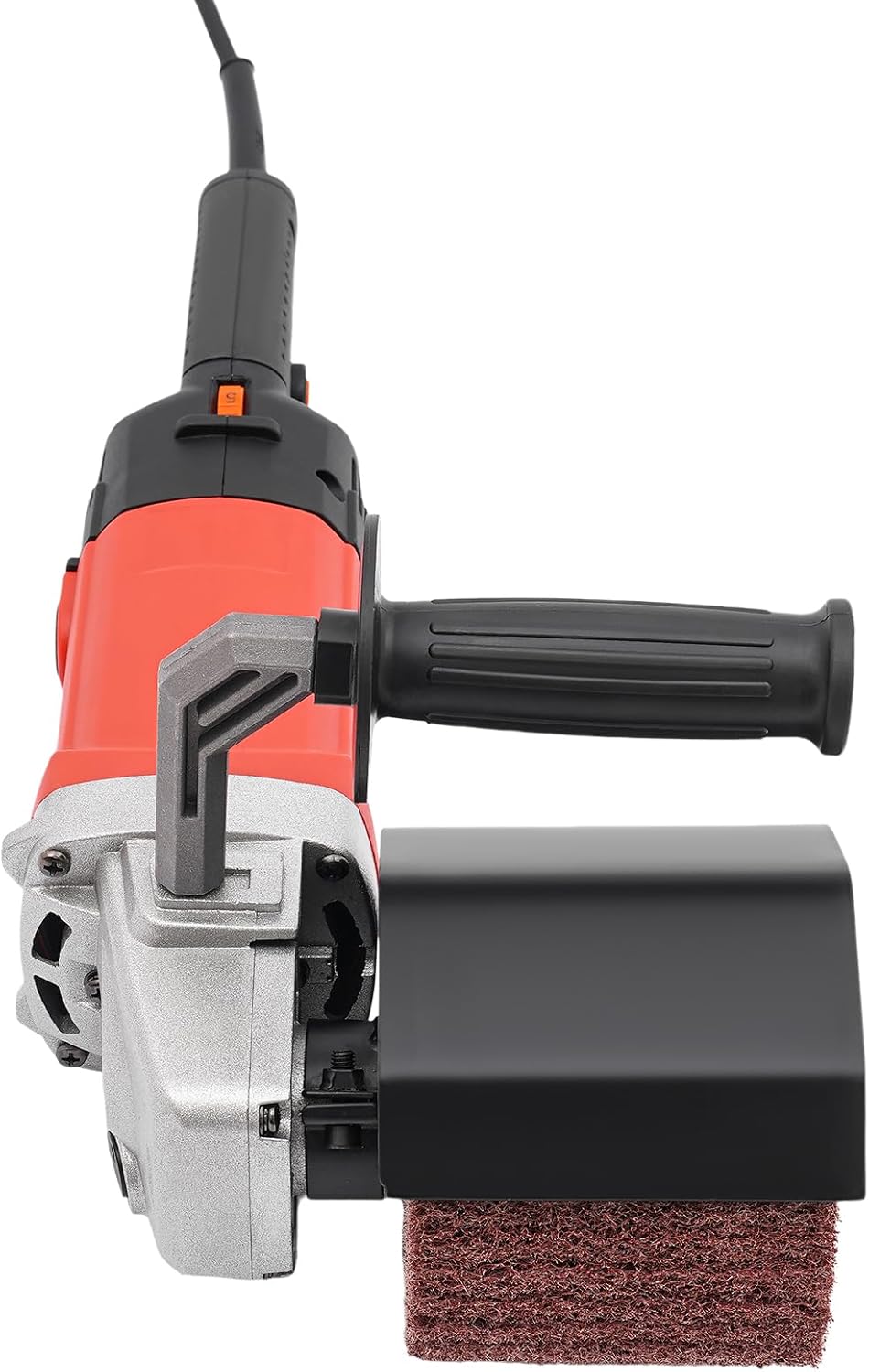 Satiniermaschine 2200W Drahtziehmaschine mit 2 Walzen, 6-Geschwindigkeit Einstellbare Bürstenschleif