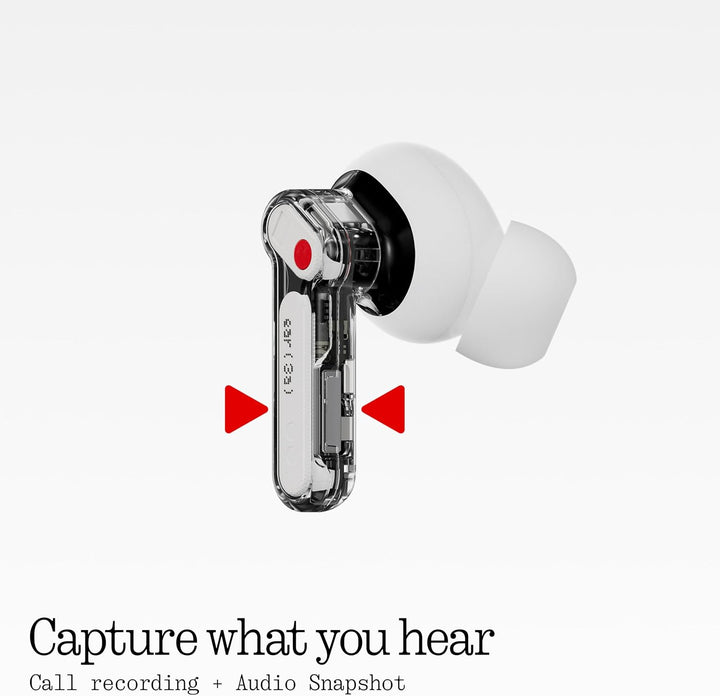 Nothing Ear (3a) Klangausgleichende Ohrhörer, 45 dB Hybrid ANC, hochauflösendes Audio mit 12 mm dyna