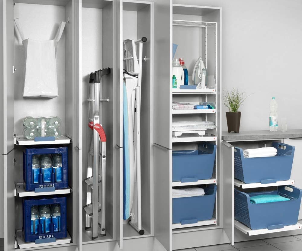 Hailo Laundry Carrier Küchen-Abfalleimer, Weiss, One Size