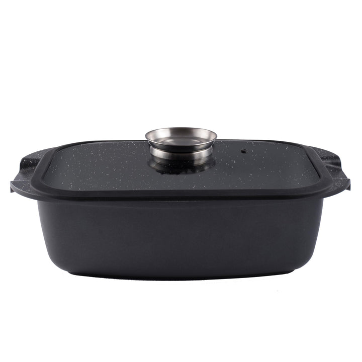 Gerlach Granitex Bräter Mit Deckel Für Induktion Backofen Topf Schmortopf Bratentopf Backofengeeigne