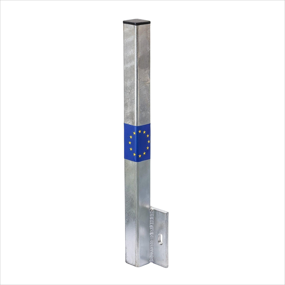 Stahl-Shop24 Geländerpfosten Feuerverzinkt 1500 mm - Extra langer Stahlpfosten für Seitenmontage mit