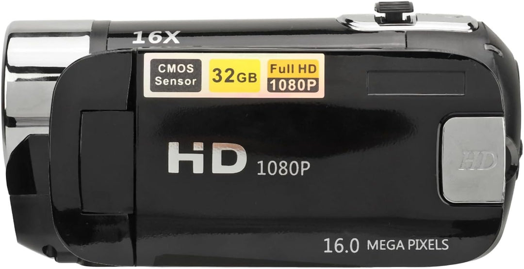 D90 1080P 16MP Digitalkamera 2,4 Zoll Schwenkbildschirm Camcorder 16X Zoom HD Videorecorder mit Füll