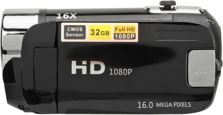 D90 1080P 16MP Digitalkamera 2,4 Zoll Schwenkbildschirm Camcorder 16X Zoom HD Videorecorder mit Füll