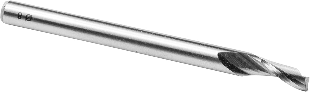 ENT 30013 Spiral-Bohrnutenfräser HS, Schaft (S) 8 mm, Durchmesser (D) 8 mm, NL 14 mm, Z1, GL 100 mm