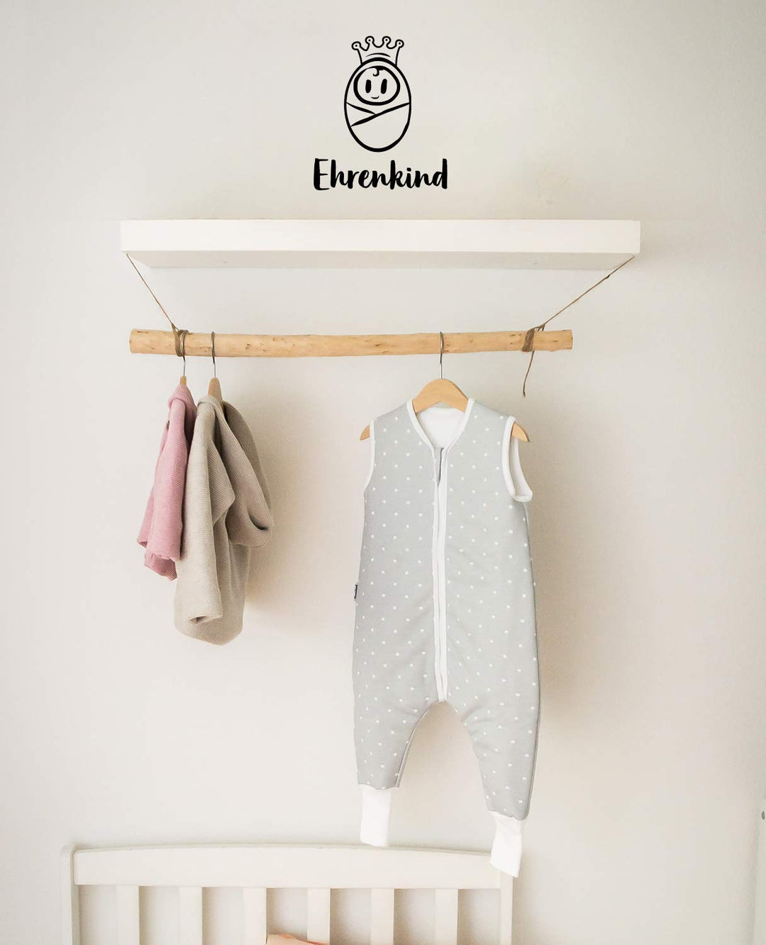 Ehrenkind® Baby Sommerschlafsack mit Beinen | Bio-Baumwolle | Sommer Schlafsack verschiedene Grössen