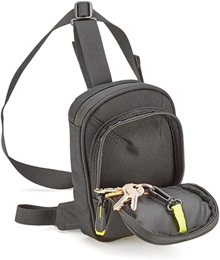 Givi Easy Bag - Beintasche mit Zwei Fächern, schwarz, Unico