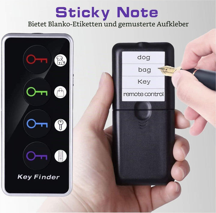 Schlüsselfinder Key Finder, Reyke Remote Finder Drahtloser RF-Gegenstandsfinder mit LED-Taschenlampe
