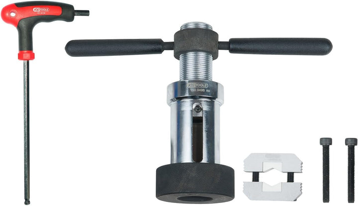 KS Tools 150.9545 Montagehilfe-Satz für Stossdämpfer mit Zuganschlagfeder, 7-teilig