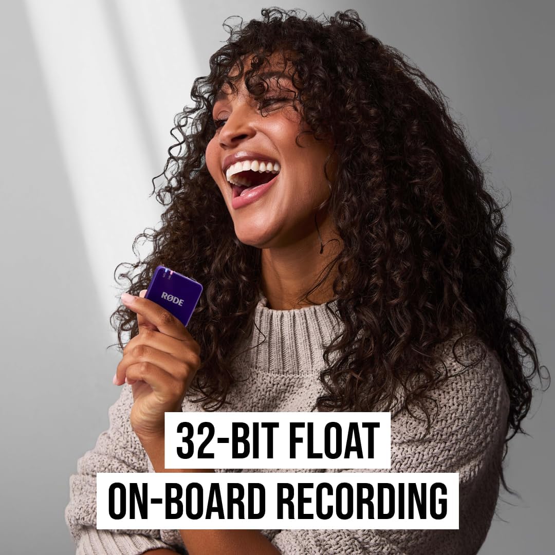 RØDE Wireless GO (Gen 3) – Kompakter kabelloser Mikrofon – Kristallklarer Klang, 32-Bit Float Aufnah