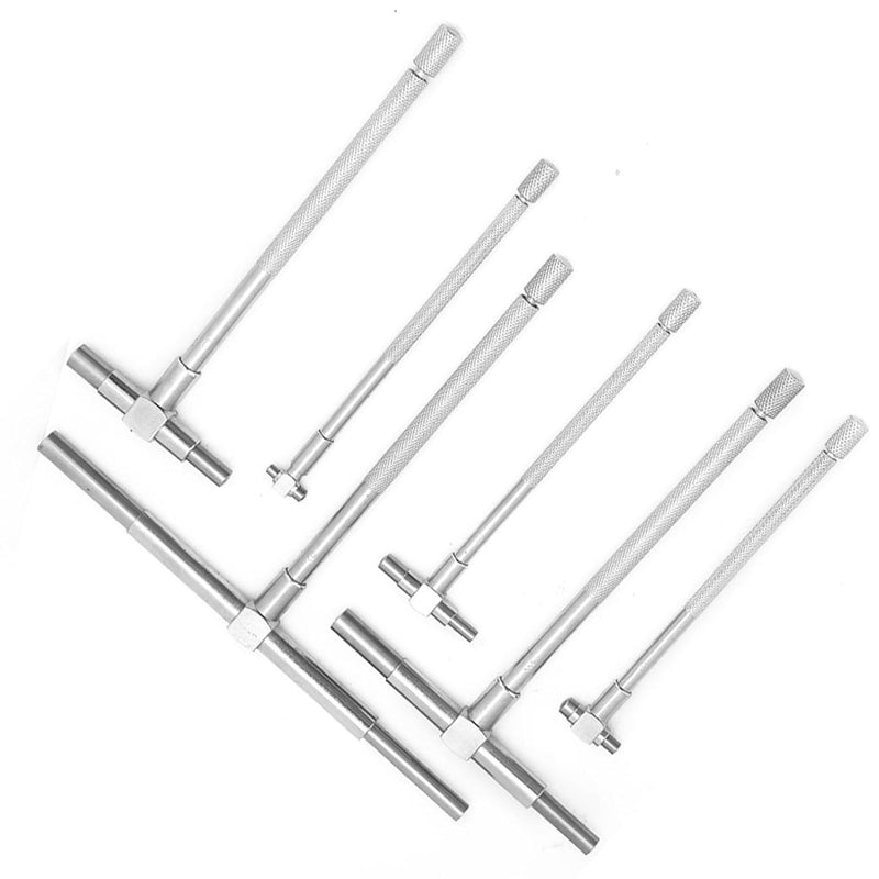 6 Teile/Satz Teleskoplehre, Bohrungsmessgeräte Innenmikrometer 8-150 Mm Einstellbarer Innendurchmess