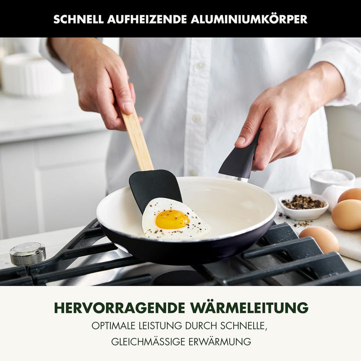 GreenPan Rio Gesunde Antihaft-Keramik Bratpfanne 18 cm, PFAS-frei, Stay-Cool-Griff, Backofenfest bis