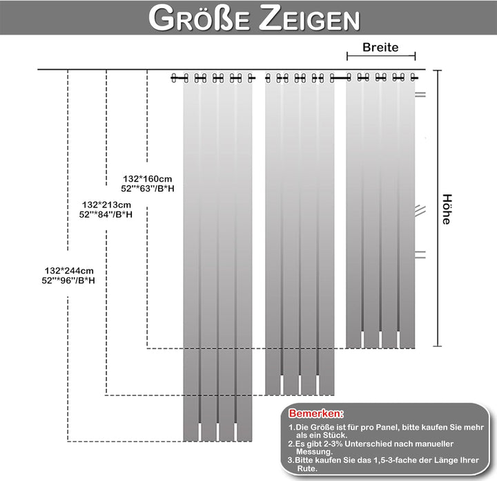 Lapalife Wärmeschutzvorhang für Tür Doppellagige Winter Vorhang mit Ösen Vorhänge Wärmeisolierend Vo