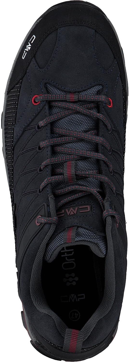 CMP Herren Rigel Low Shoes Wp Trekking-& Wanderhalbschuhe 39 EU Asphalt Syrah Dark, 39 EU Asphalt Sy