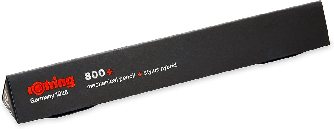 rOtring 800+ Druckbleistift mit Stylus für Touchscreen | 0,7 mm | schwarzer Schaft Mattschwarz 0,7 m
