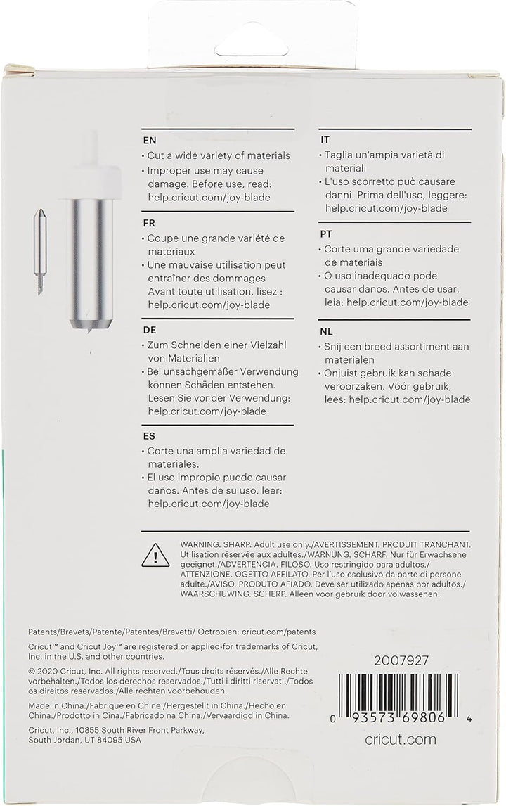 Cricut 2007927 Replacement Blades, Silver, for Joy & 2009057 Joy Foil Transfer Kit Bundle mit Schnei