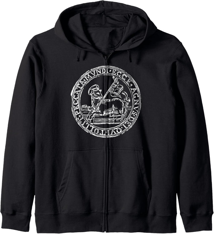 Agnus Dei Lamm Gott Christliches Symbol Kapuzenjacke
