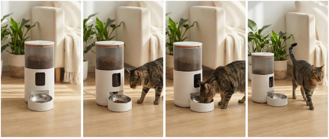Futterautomat, Automatischer Futterspender für Katze und Hund, 3L – WiFi