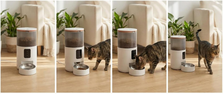 Futterautomat, Automatischer Futterspender für Katze und Hund, 3L – WiFi