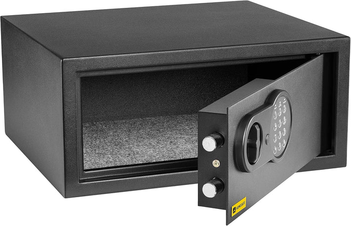 HomeSafe HV24E Möbeltresor mit Elektronikschloss, 20x44x38cm (HxBxT), Digitaler Tresor für Zuhause,