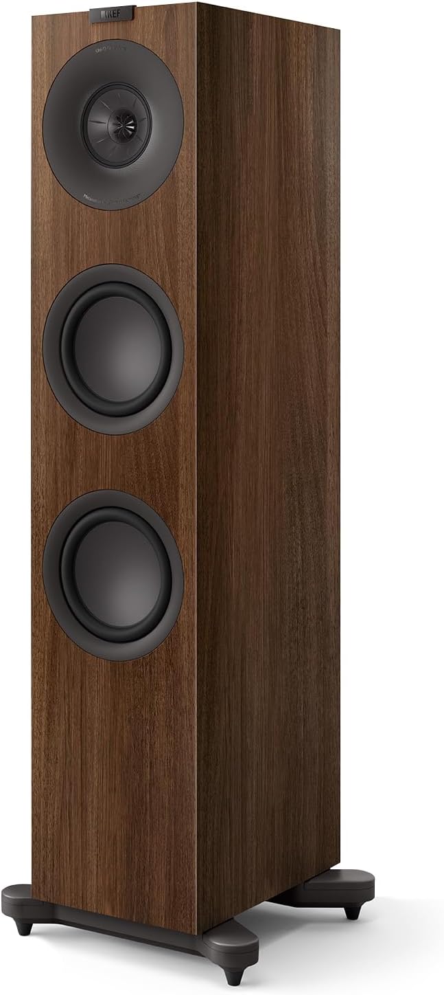 KEF Q7 Meta passiver HiFi-Standlautsprecher, Nussbaum | Musik | TV & Heimkino | Gaming | 3-Wege-Bass