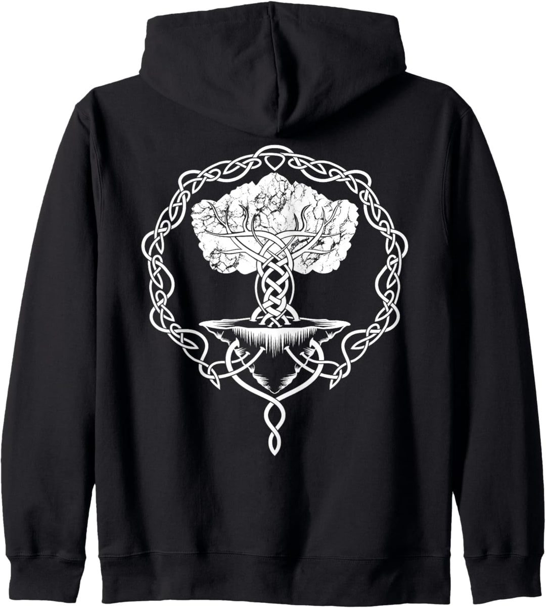Yggdrasil, Der Baum des Lebens, Wikinger, Norse Kapuzenjacke