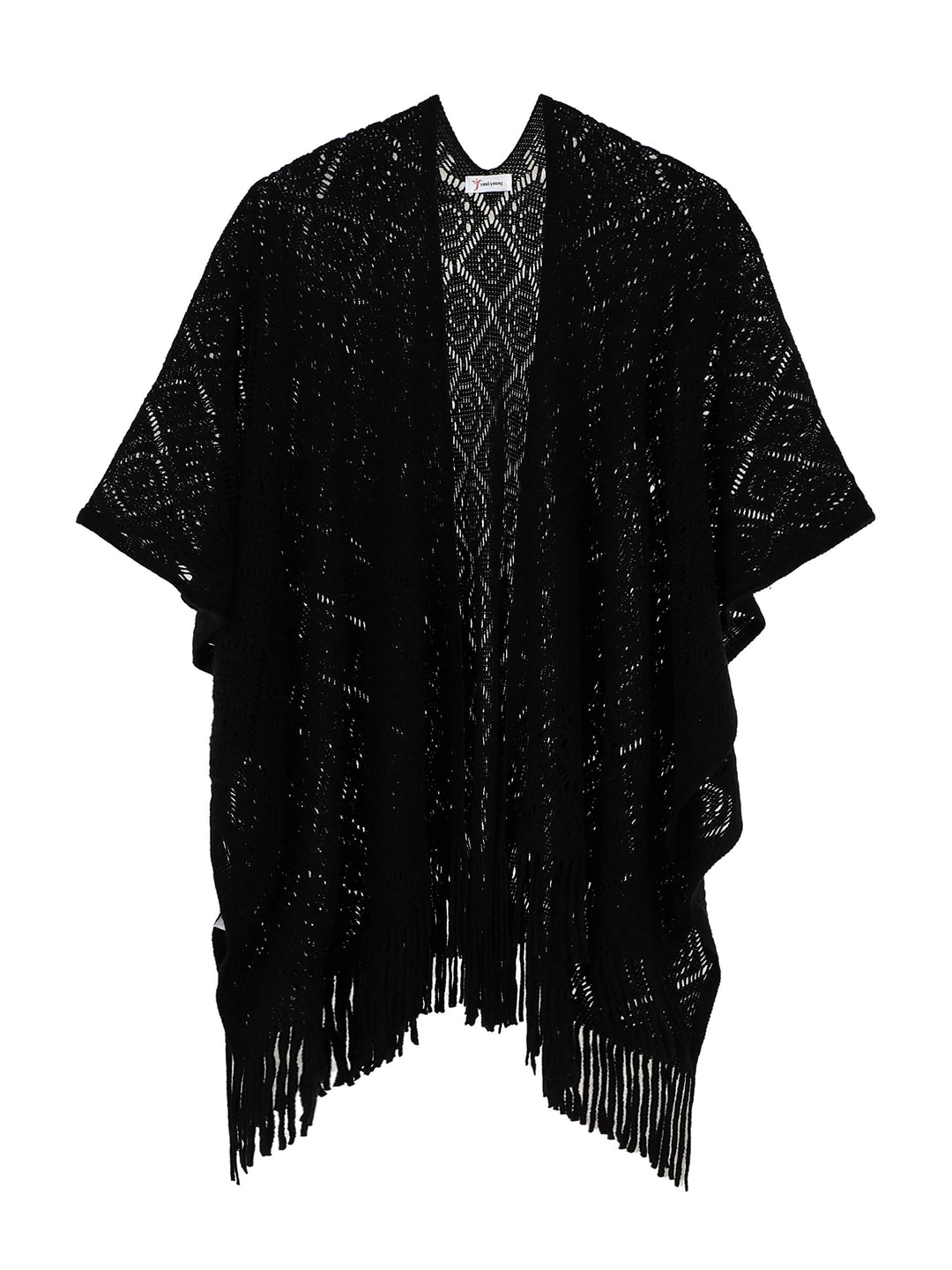 soul young Damen Stricken Stola Grosse Grössen Warm Weich Poncho Shawl Cardigan Kimono EINWEG Verpac