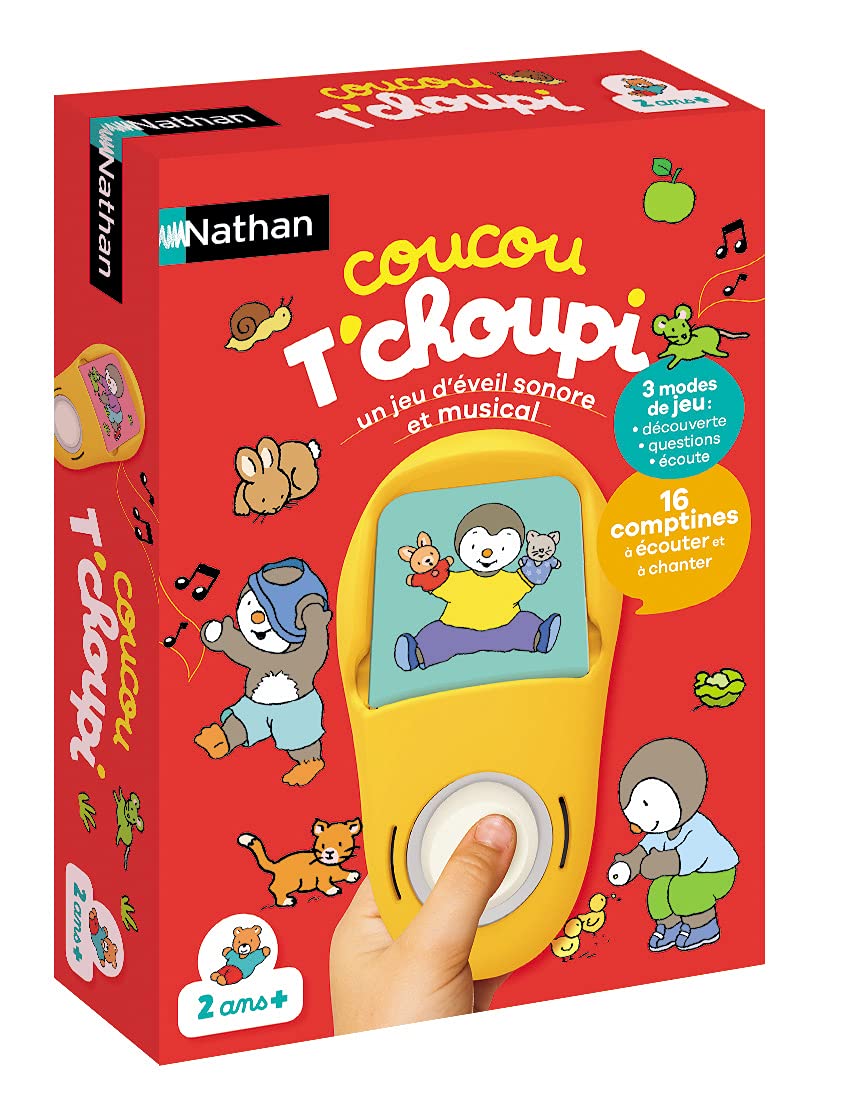 Nathan Kuckuck T'Choupi - Elektronisches Spiel - Erlebnisspiel - Hören und entdecken Sie die Kinderr