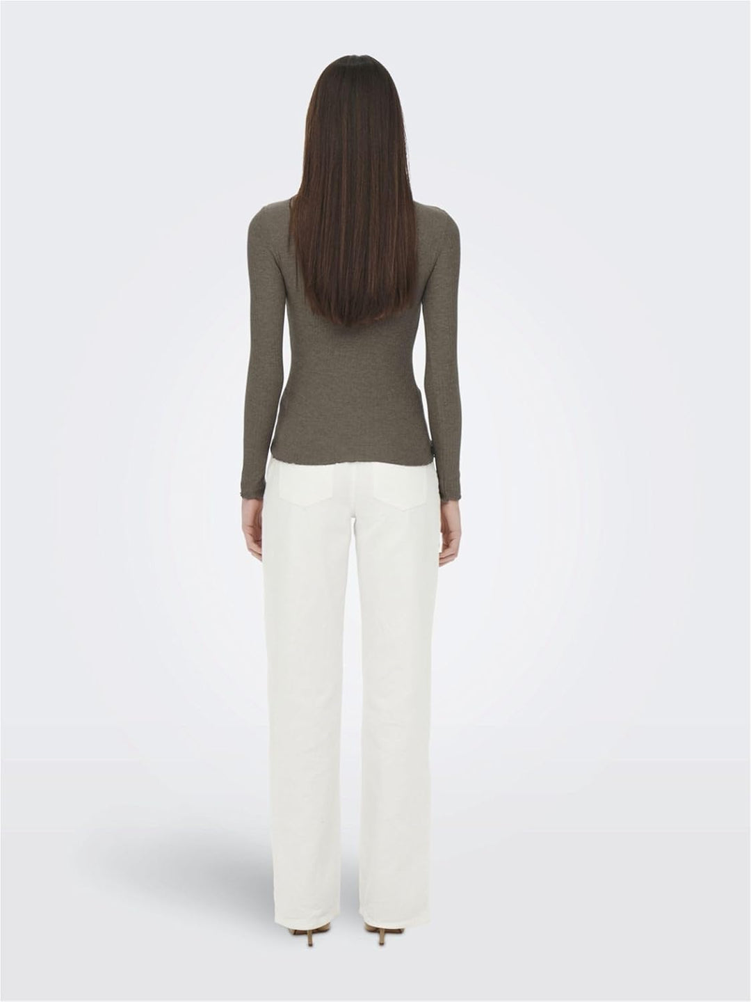 ONLY Female Top ONLEMMA Top XS Caribou/Detail:melange, XS Caribou/Detail:melange