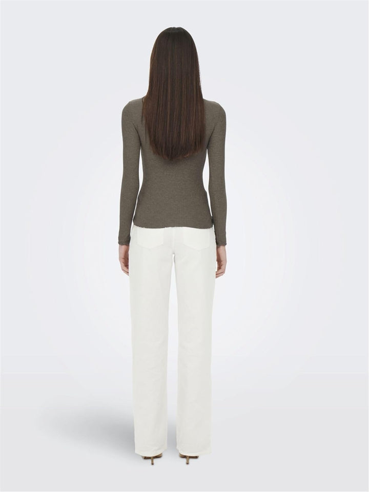 ONLY Female Top ONLEMMA Top XS Caribou/Detail:melange, XS Caribou/Detail:melange