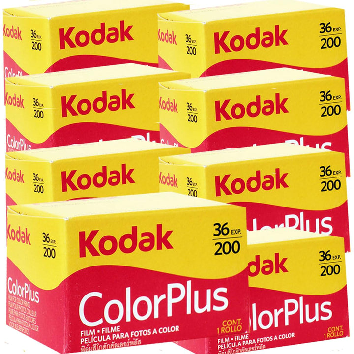 8X 1A PHOTO PORST Kodak Color Plus Kleinbildfilm 200 ISO, je 36 Aufnahmen