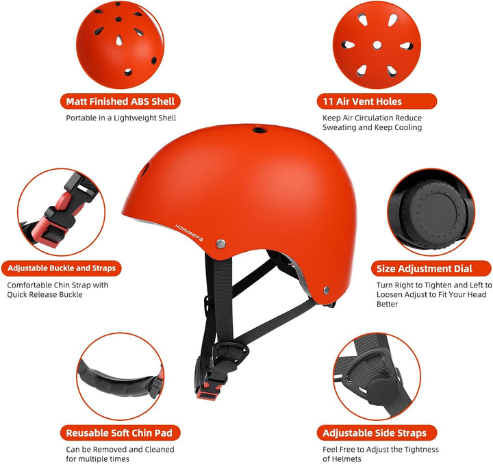 KORIMEFA Kinder Fahrradhelm Kinderhelm Skaterhelm Verstellbar für 3 Jahre Junge CE-Zertifizierung fü