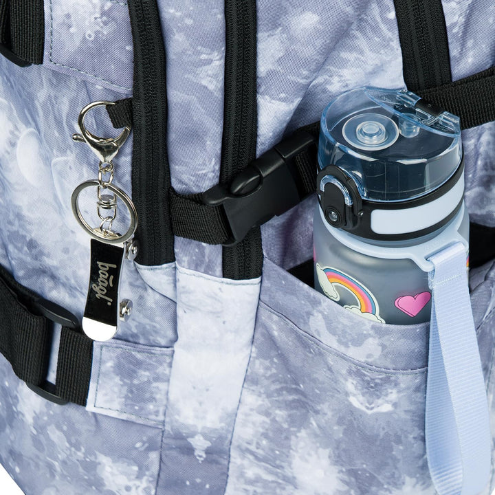 Baagl Schulrucksack für Jungen Mädchen Teenager - Skateboard Rucksack - Kinderrucksack mit Laptopfac