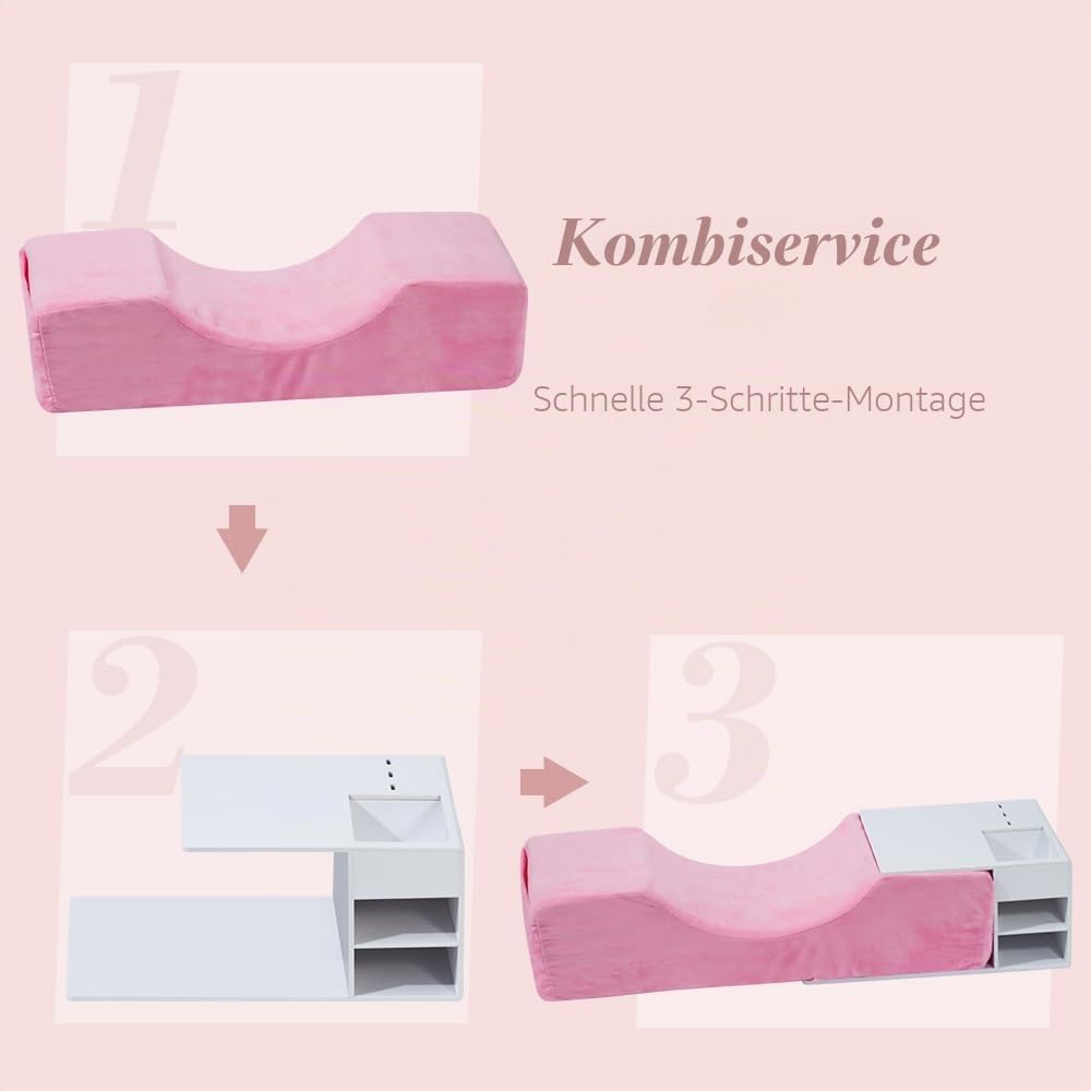 U-Förmiges Wimpernkissen, Wimpernverlängerung Zubehör für Schönheitssalon, Werkzeughalter für Wimper