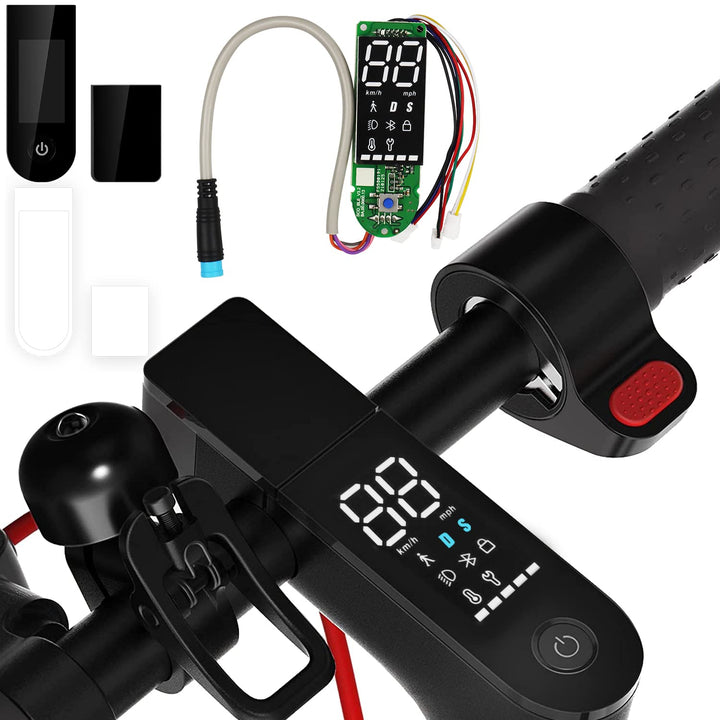 Yungeln Scooter Armaturenbrett mit Bluetooth V2.0 mit 3 Verbindungskabel Dashboard Platine + Abdecku