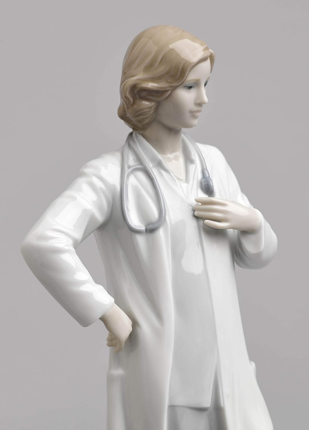 LLADRÓ Figur Ärztin. Arzt Doktor. Porzellan.