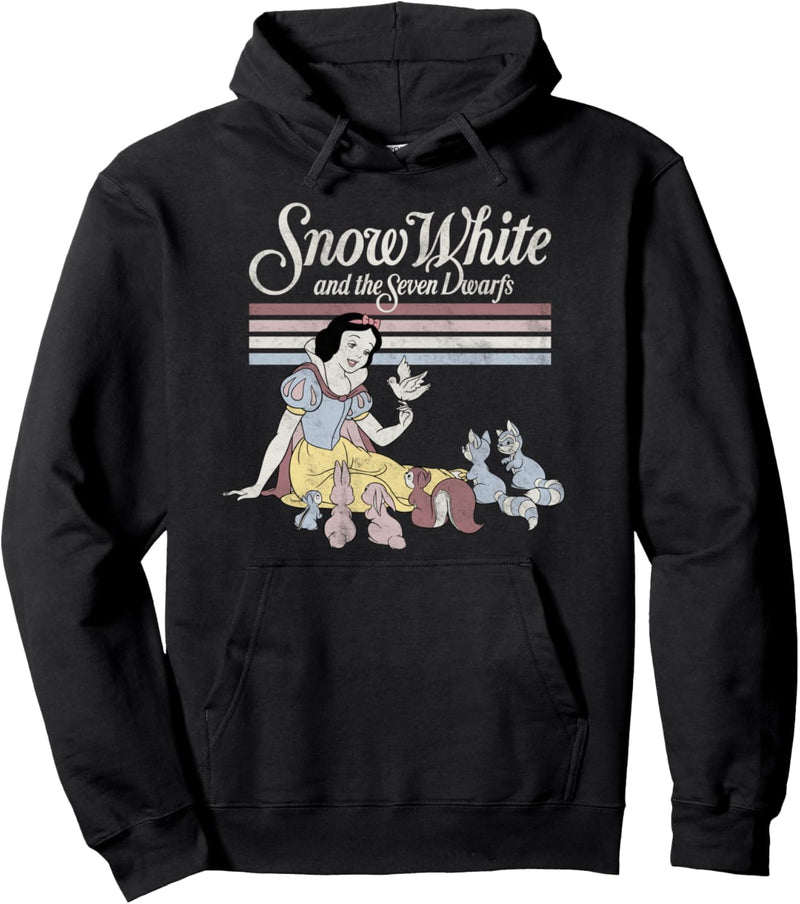 Disney Snow White Retro Poster Art Pullover Hoodie