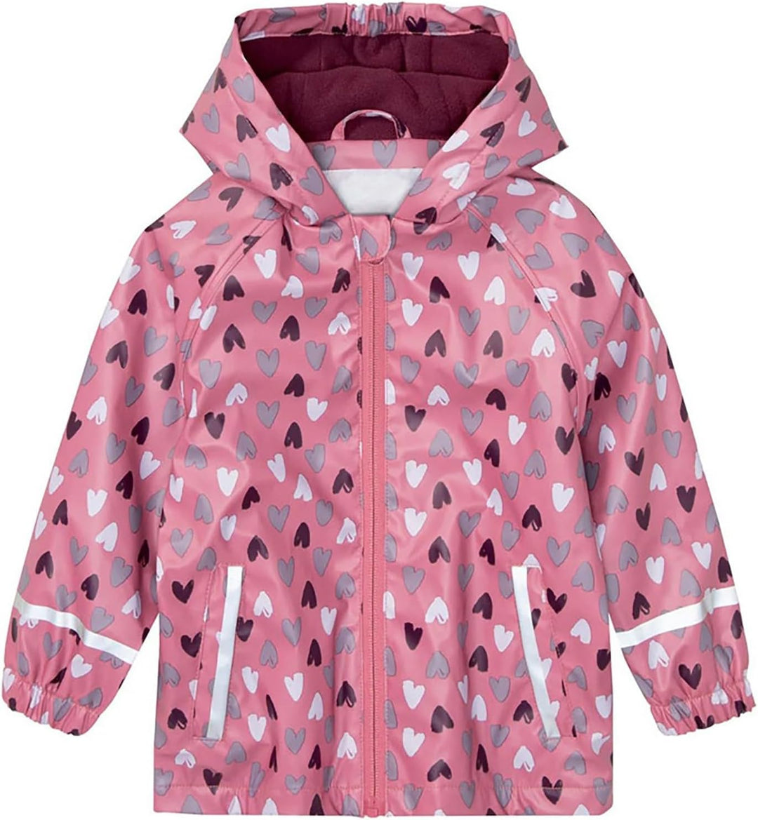 Überschuhe Regenjacke für, und Mädchen, mit Kapuze, Meerestiere, Bedruckt, Regenschutz, Reissverschl
