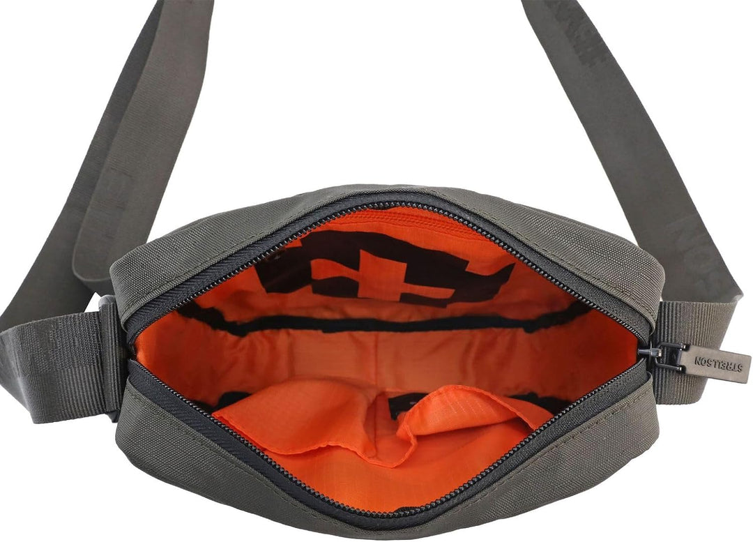 Strellson - northwood Schultertasche für Herren, praktische Umhängetasche für Männer, in Dunkelgrün
